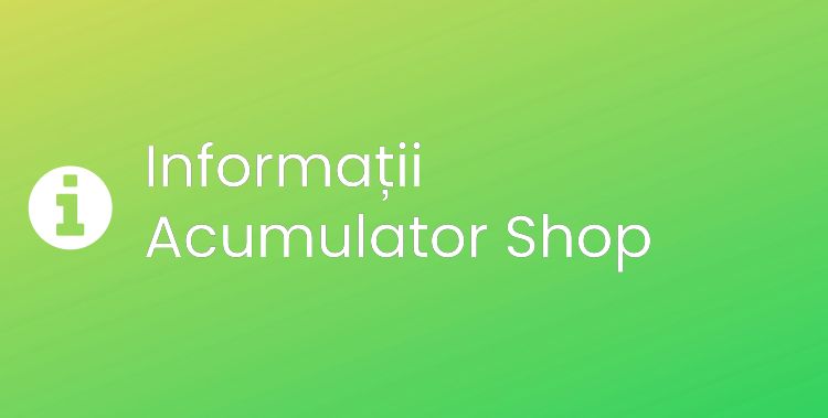 Acumulator Shop Section Header Image