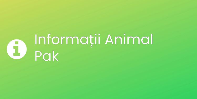 Animal Pak Section Header Image