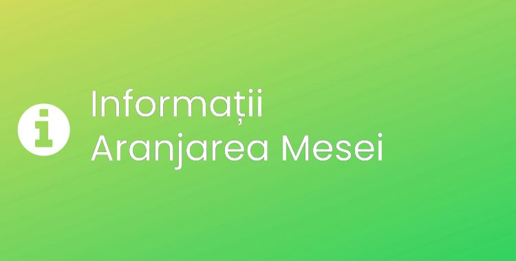 Aranjarea Mesei Section Header Image