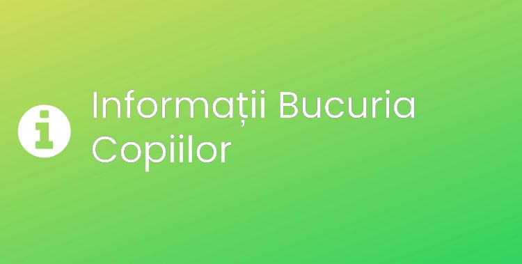 Bucuria Copiilor Section Header Image