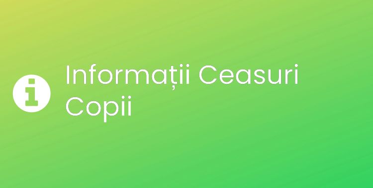 Ceasuri Copii Section Header Image