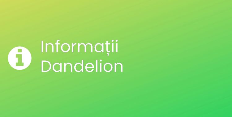 Dandelion Section Header Image
