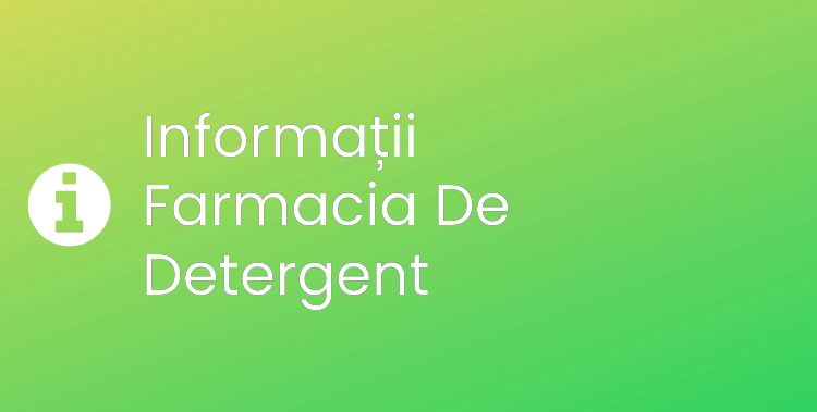 Farmacia De Detergent Section Header Image