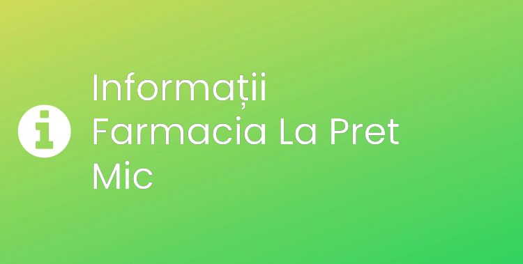 Farmacia La Pret Mic Section Header Image