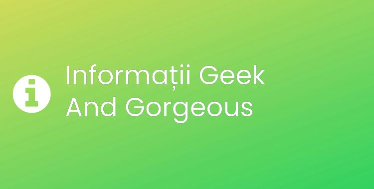 Geek And Gorgeous Section Header Image