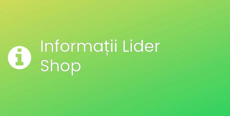 Lider Shop Section Header Image