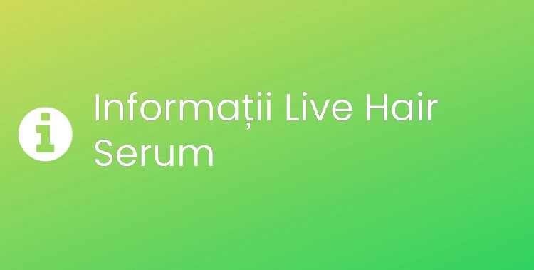 Live Hair Serum Section Header Image