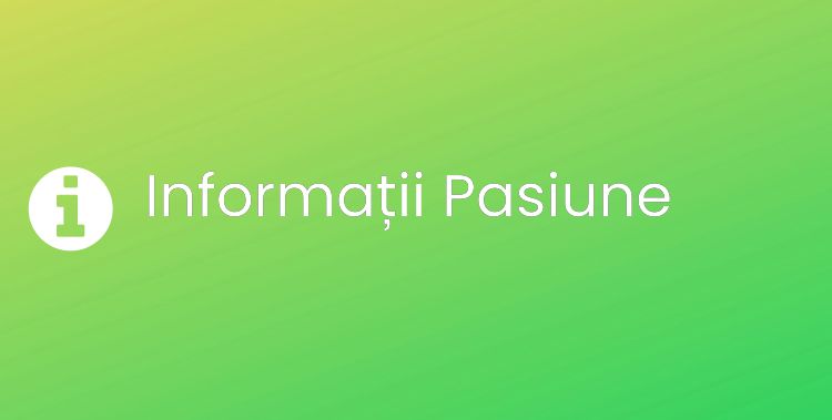 Pasiune Section Header Image