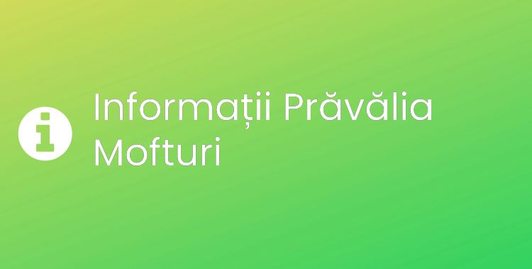 Prăvălia Mofturi Section Header Image