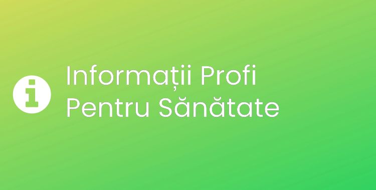 Profi Pentru Sănătate Section Header Image