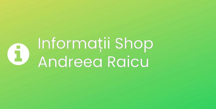 Shop Andreea Raicu Section Header Image