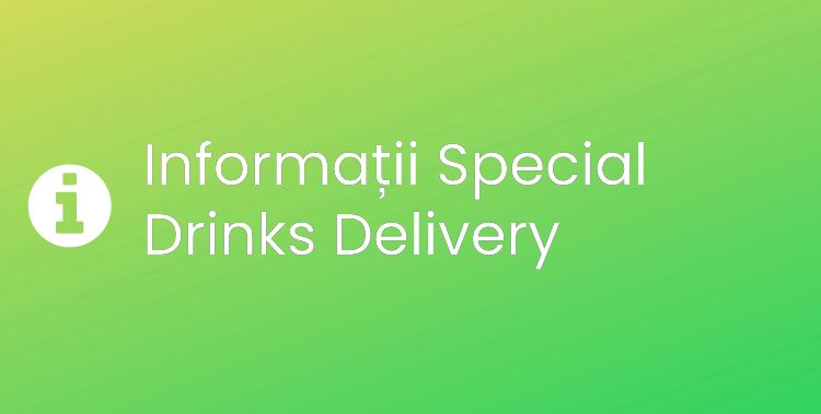 Special Drinks Delivery Section Header Image