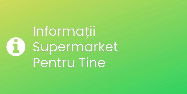 Supermarket Pentru Tine Section Header Image