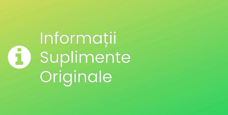 Suplimente Originale Section Header Image