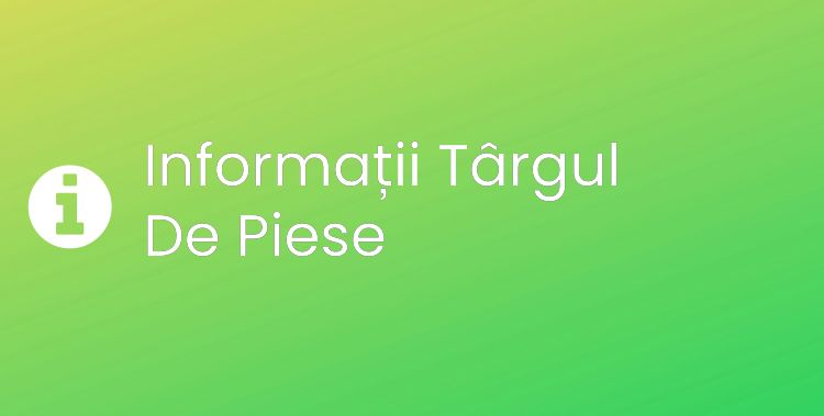 Târgul De Piese Section Header Image